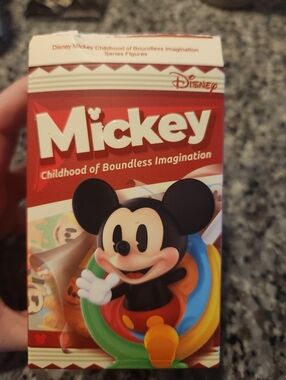 Disney Pop Mart Mickey Childhood Of Boundless Imagination Lollipop Mickey Figure